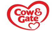 cow and gate milk logo at fancy stall